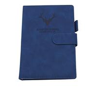Notebook A5, Journal A5 Notebook Notepad Note Book, 360 Pages Faux Leather Hardcover Journal Notebooks with Pen Loop, Perfect for Office School Home Business Writing & Note Taking (Dark Blue)