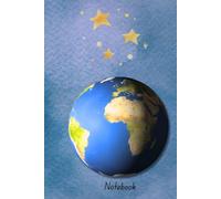 notebook a5 planet earth sky stars