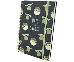 Notebook A5 Spirale - Star Wars: The Mandalorian (Snacks And Naps)