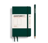 Notebook A6 Pocket Hardcover, Bianco 187 Pag Forest Green