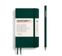 Notebook A6 Pocket Soft Righe Forest Green