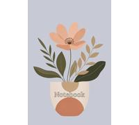 Notebook: Aesthetic Botanical Journal with Warm Terracotta and Sage Green Flower Design, Cute Composition Notebook for School, Office, and Gifts