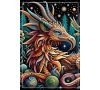 Notebook "Astrolix": Fantasy creature | Magic | Notebook | For study | Notes | For personal notes | For diary | For any age | Notepad | Mystical | For Kids | For Teens | For Adult