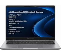 NOTEBOOK ASUS EXPERTBOOK B3 CPU Ryzen 7 260 16GB RAM 1 TB SSD 14.0 W11 PRO