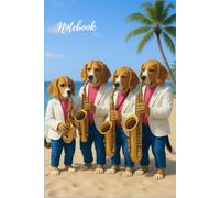 Notebook: Beagles on the Beach