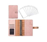 Notebook Binder Budget Planner Binder Cover with 12 Pieces Binder Pocket Personal Cash Budget Envelo