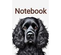 Notebook: Black Cocker Spaniel