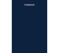 Notebook - Blank Journal for Study, Office and Sketching: Minimalist Design | 120 Blank Pages | 6x9 inches