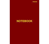 Notebook - Bordeaux Luxe | Elegant: Premium Journal 6x9, 100 Pages Lined