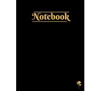Notebook by E.A M. Callahan: Black Hardcover Journal, Classic, Minimalist, Easy to use, for Students and Aspiring Writers, 150 Lined Pages