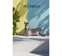 Notebook: Carnet de notes, format de poche, 80 pages lignées sur papier crème 90gr/m², couverture souple, zèbre