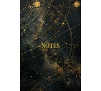 Notebook: Celestial Constellation Journal: 100 Lined Pages, 6x9 Inches, Dark Aesthetic Mystical Astronomy Diary for Students, Writers and Office Notes