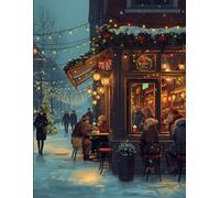 Notebook: Christmas Café Blessings - A Peaceful Holiday Reflection with Scripture: Journal for Christmas Joy and Quiet Moments - Inspired by Luke 2:14, Perfect for Writing, Prayer, and Relaxation