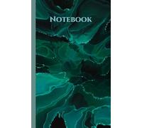 Notebook: College Ruled Green Marble Notebook. A5 Writing Notebook for Students, Teens. Travel Journal. Blank Lined 120 Pages. 60 Sheets. Handy, Compact Size. 5x8 inches.