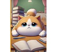 Notebook college ruled - QUADERNO A4 - GATTONE SCONSOLATO: Ruled notebook 4th - 5th grade, middle school, high school, leisure - Quadernone a righe 4ª - 5ª elementare, medie, liceo, tempo libero