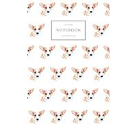 Notebook College Ruled: Welsh Corgi Puppy Watercolour Notepad, Lined Dog Journal, 60 Sheets (120 Pages), 6" x 9"