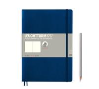 Notebook Comp. B5 Softcover, Bianco 121 Pag Blu Mare