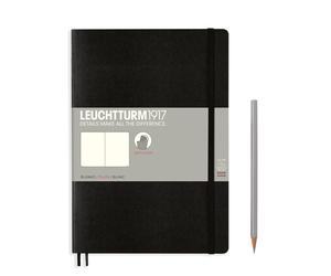 Notebook Comp. B5 Softcover, Bianco 121 Pag Nero