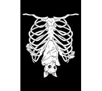 Notebook: Creepy Cute Bat in Ribcage | Witchy Journal Diary | Gothic Goth Wicca Witch | A5 6x9" | 120 Lined Pages