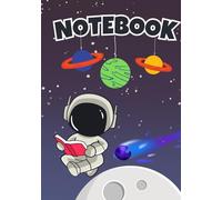 Notebook: Cuaderno profesional versátil - 150 paginas de Alta Calidad - formato 7x10: Libreta con líneas y diseño espacial, acabado mate premium para notas, diario o proyectos creativos.