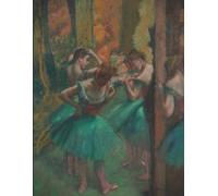 Notebook: Custom-designed cover from an Art Museum digital print print "Dancers,