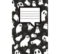 Notebook: Cute Gothic Halloween Ghost Design 100 Pages | Note-taking Journal 6 x 9 inches | Back to School, Work, Journaling, or Office