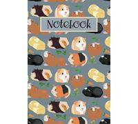 Notebook: Cute Guinea Pig Blank Lined Journal Pages For School, College Students Creative Writing & Note Taking For Girls, Boys, Teens, Grey