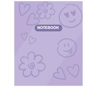 Notebook: Cute Themed Journal, 110 Pages, Ideal for Students & Note Taking