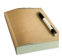Notebook da 3 confezioni 14 * 21 cm di spessore A5 retrò vuoto taccuino | Bozza pratica for gli studenti for prendere appunti sulla scuola di lavoro(B5)