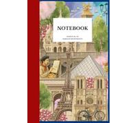 NOTEBOOK DESIGN No. 02 PARISIAN MONUMENTS: Elegant notebook featuring Paris’s most beautiful monuments
