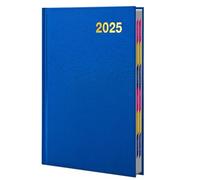 Notebook - diario durevole, notebook da ufficio, agenda giornaliera, formato A5 con copertura impermeabile, calendario personale 2025 per attività aziendali, monitoraggio degli obiettivi e