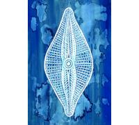 Notebook: Diatom Inspired Scientific Design, 100 Pages 6 x 9 Wide Ruled Lined Pages Journal Diary For Students, Science Lovers, Perfect For Notes, Writing, Sketching, And Daily Ideas.