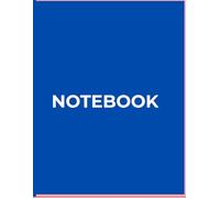 NOTEBOOK: Dot Grid Notebook 8.5 x 11 | Sleek Navy Blue Matte Paperback Cover | 120 Dotted Pages for Everyday Planning and Project Tracking