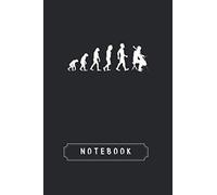 Notebook: Evolution Of Cellist Funny Cello Lover Gift Journal and Notebook With Lined Composition | 119 Pages | Size 6X 9 | Blank with Ruled Lined Journal for Men and Women