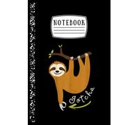 Notebook: Finger Circle Game Cute Sloth Funny Made You Look Prank Notebook Ruled Lined Notebook Pages For Writing