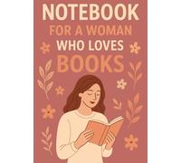 Notebook for a Woman Who Loves Books | A5 Grid Notebook - 120 Pages - Book-Themed Design: Perfect Gift for Birthdays, Christmas, Holidays & Special Occasions