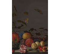 Notebook for artists and creative minds: sketchbook with cover of painting "Still Life with Fruits and Shells" by Balthasar van der Ast, circa 1635