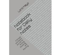 Notebook for Daily Notes: A Simple and Stylish Journal for Writing, Doodling, and Planning