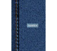 Notebook for every use, lined journal. cover like blue jean: lined paper for riting notes, you can use it at school, at work or write ideas