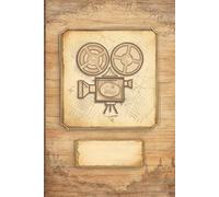 Notebook for Film Professionals & Fans: With Puzzles on "Cinematography" || Antique Vintage Art Style || Gift Idea for Filmmaker: Film Director / Producer, Actor, Cameraman, Editor, Screenwriter