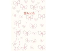 Notebook for Girls: Pink Bow Journal for School, Journal and Creative Writing for Ages 5-8, 120 pages