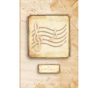 Notebook for Musicians: Antique old fashioned vintage style || With puzzles on the subject of "Music" || Appreciation / thank you gift for a musician (composer, singer, conductor, academy student)