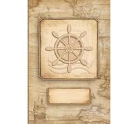 Notebook for Seafaring Enthusiasts: Unique old fashioned vintage style || With Puzzles on the subject of "Nautics / Sailing" || Great appreciation ... Sea Captain, Deck Cadet, Navy Seal etc.