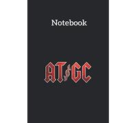 Notebook: Funny Science To Wear Gift Dna Atgc Lined Pages Notebook Medium Size 6in x 9in x 115 pages White Paper Blank Journal with Black Cover for Kids or Men and Women Genealogy