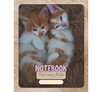 Notebook: Fur-ever Note: Composition Notebook College Ruled: Aesthetic Cute Cat Scrapbook Style Lined Journal with Undated Monthly & Weekly Planner for School, College, Office or Work