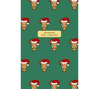 NOTEBOOK Giraffes : Christmas Edition: Quirky fun hand drawn lined notebook journal - A5 - 108 pages - Each page is lined and numbered.
