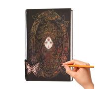 Notebook gotico, taccuino vintage | Stamping a caldo in stile gotico Bellissimo Manuale retrò | Notebook Goth per studio di lavoro, 256 pagine, riviste per la scrittura di uomini da donna notare il di