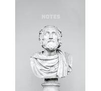 Notebook - Greek Statue - grey cover - 120 Pages Lined Paper - 8.5 x 11 inches (Letter size) - 216 x 279mm: A beautiful notebook to lighten up your day.