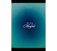 Notebook Green Blue Teal gradient Plan and Manifest Stationery Paperback Notebook A5 sketchbook Journal Logbook Practice book 150 pages A. B. McCluskey
