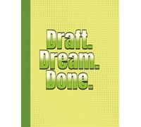 Notebook: Green Productivity Journal | 8.5 x 11, 120 Pages | Action Planner for Goals, Projects & Getting Things Done